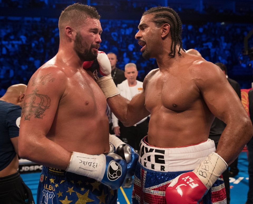  Haye, who lost twice to Tony Bellew, could have his old rival help out Chisora in training