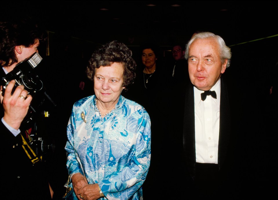  Harold and his wife Mary in 1985