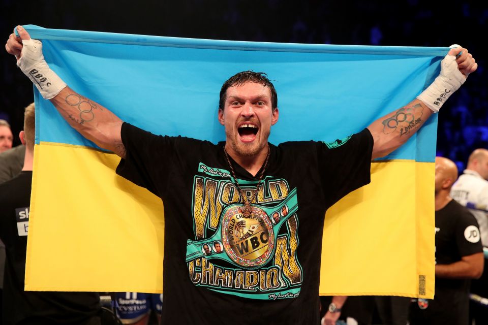  Usyk won his heavyweight debut stopping Chazz Witherspoon in seven rounds