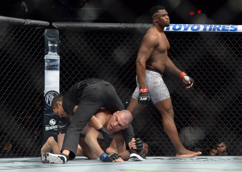  Ngannou boasts a record of 14 wins and three losses in MMA