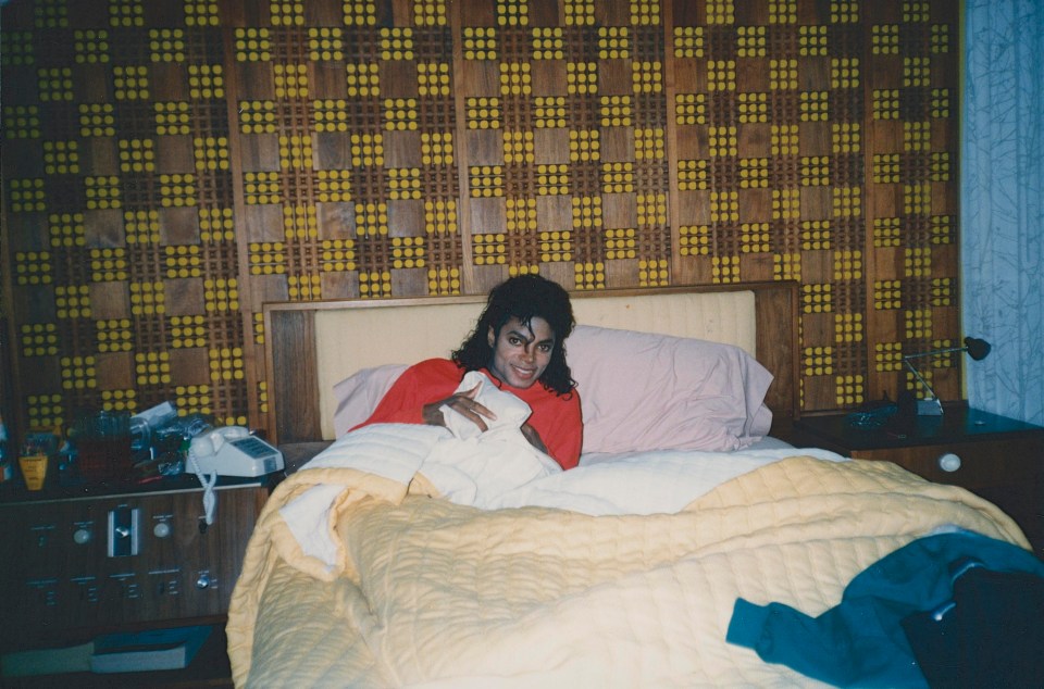 Michael Jackson allegedly allowed his young guests to share the bed with him