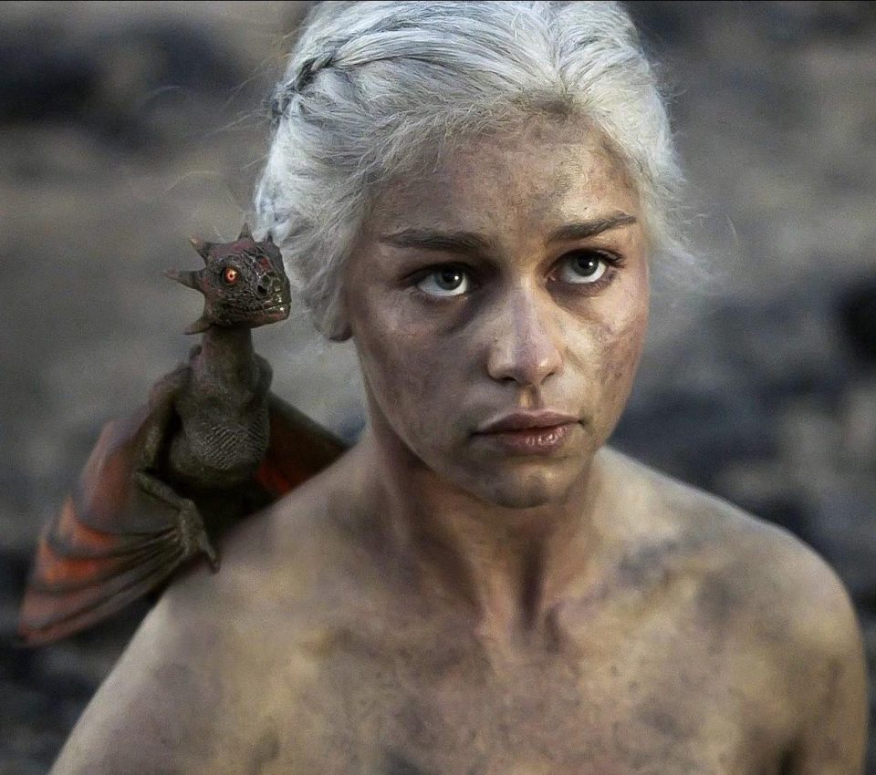  Daenerys' dragons were born in the middle of a blaze