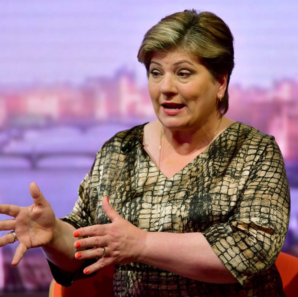  Emily Thornberry has said it is 'beggars belief' that Mr Raab would threaten the family with costs