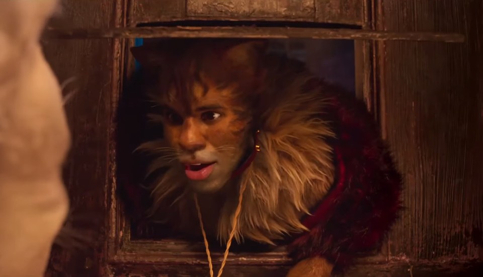 The trailer features CGI cat creations