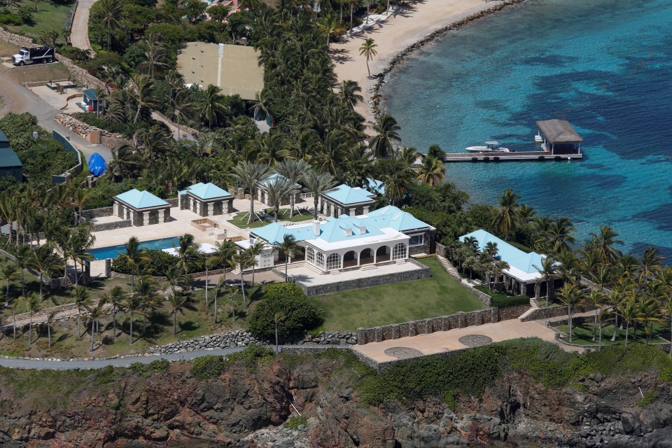  Epstein's Caribbean island home was raided by the FBI in August