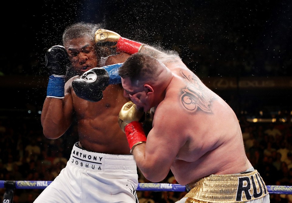  AJ was accused of giving up in the seventh round against 19st underdog Ruiz, having been dropped four times