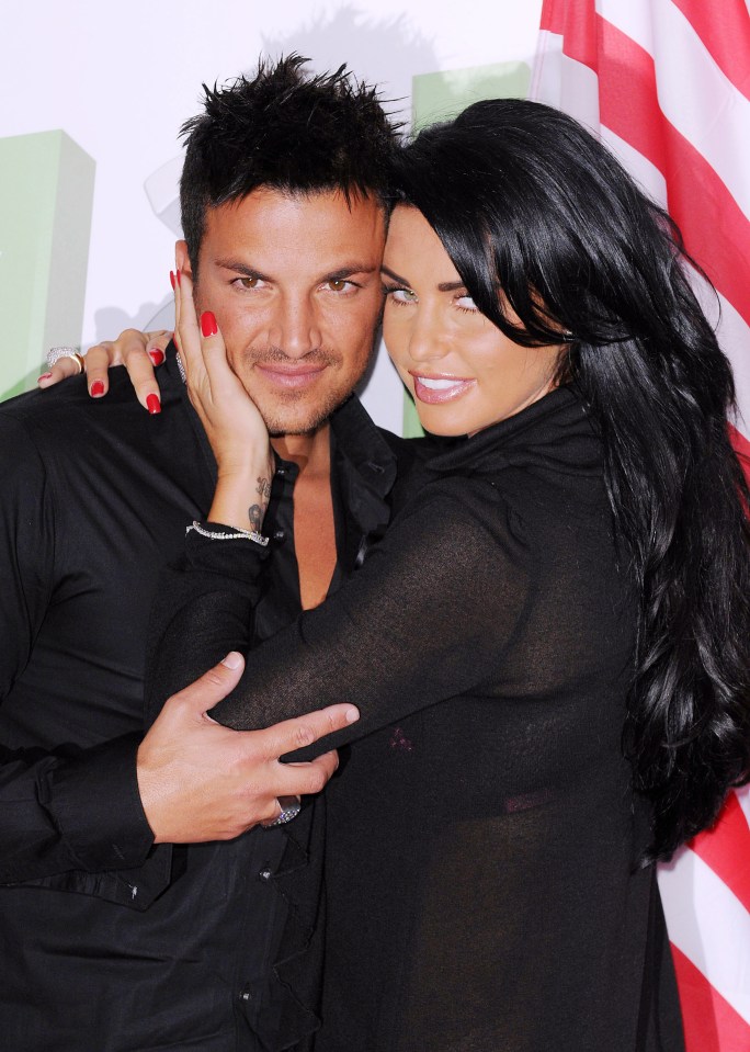  Katie has blamed ex-husband Peter Andre for the fact she is now bankrupt