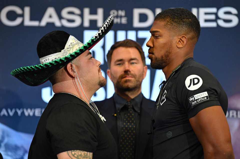  Anthony Joshua faces Andy Ruiz Jr next month in their eagerly-awaited rematch