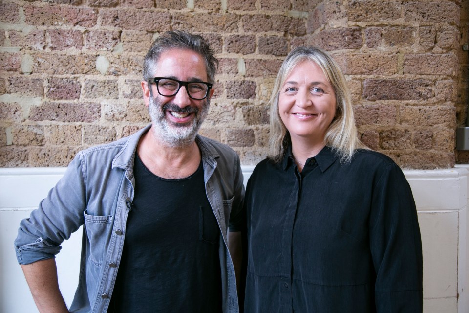  David Baddiel and Natasha Harding kick start The Sun's Books For Schools campaign