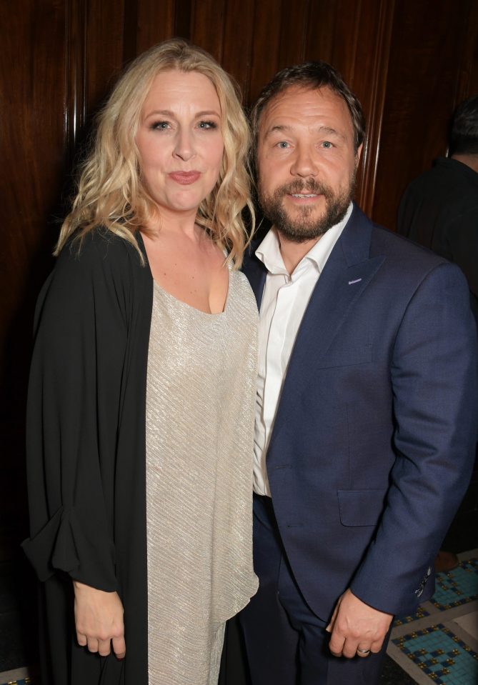  Hannah Walters and Stephen Graham attend The Irishman BFI London Film Festival closing night party