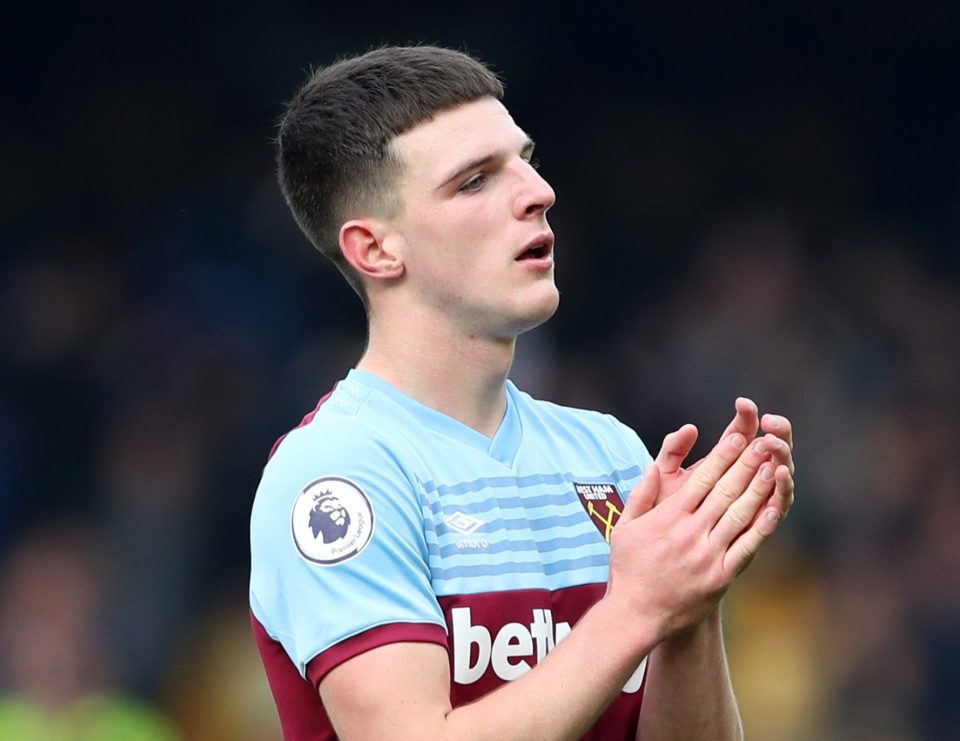  Mourinho wanted to bring West Ham anchorman Declan Rice to Old Trafford