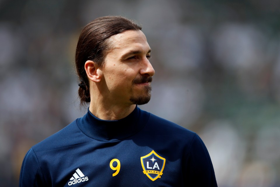  Zlatan Ibrahimovic appeared to reveal the identity of his new club with an Instagram post