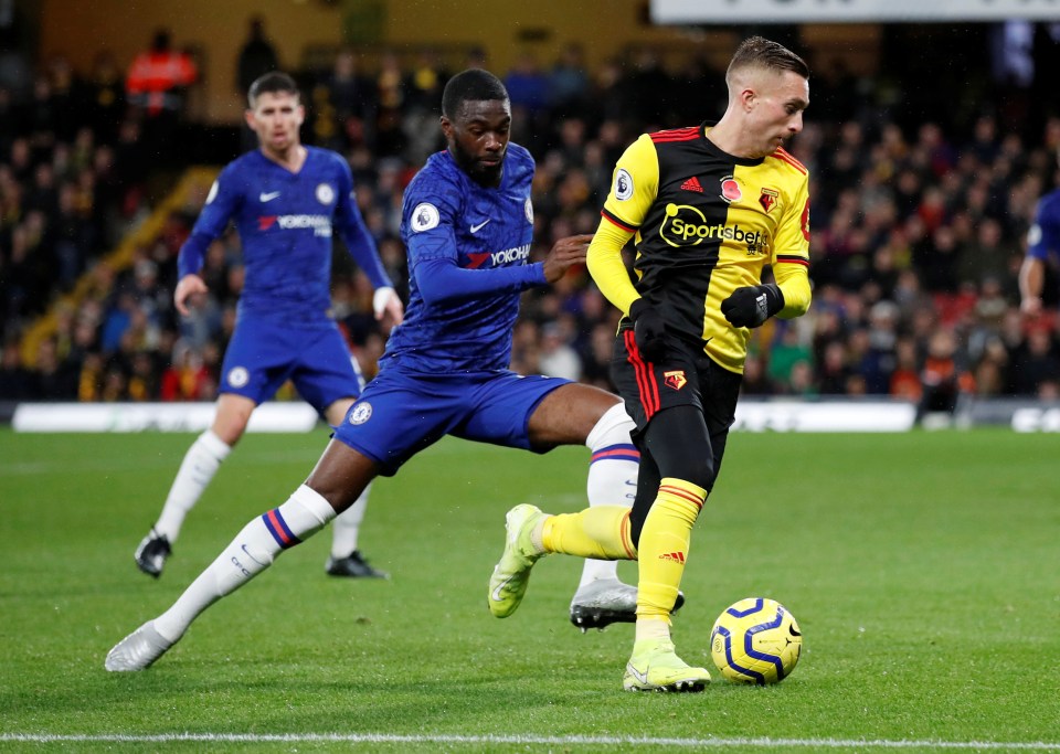  Tomori had a composed game at the back with centre-half partner Zouma