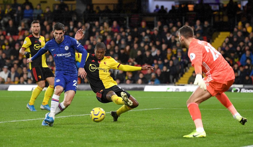  Christian Pulisic stays calm to slot home a Tammy Abraham cross and double the Chelsea lead on 55 minutes