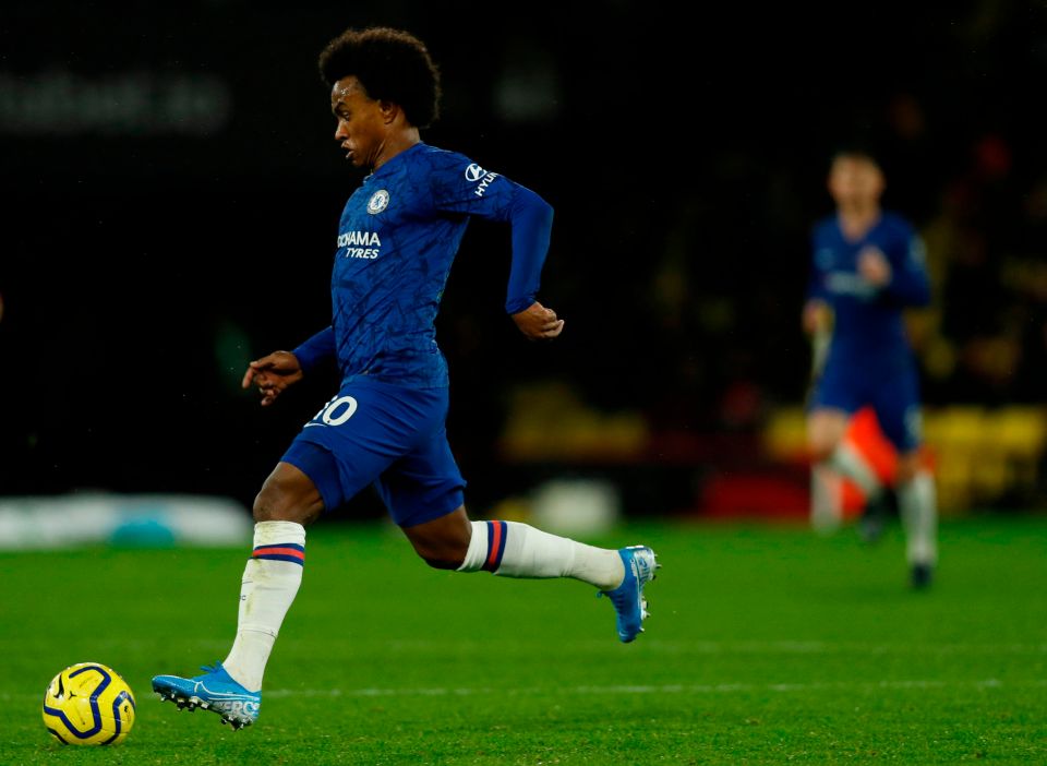  Willian was exciting throughout on the right wing setting up the second goal