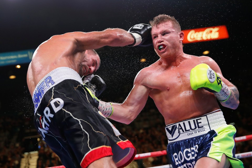  Mexican superstar Canelo has won 53 fight out oh his 56 contests - drawing twice and losing once