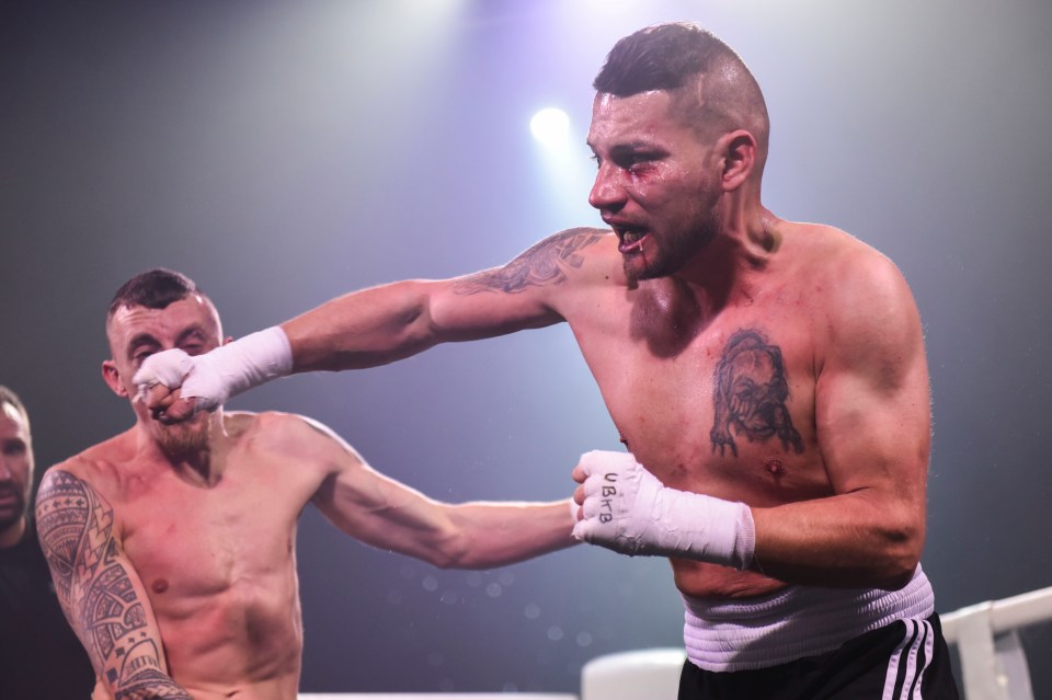  Punters paid up to £79 a ticket to watch last night's brutal bouts