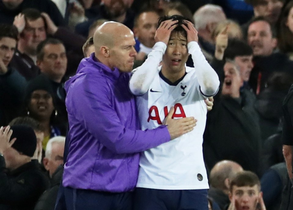  Spurs star Son was targeted with abuse even though he was clearly devastated by what happened to Gomes