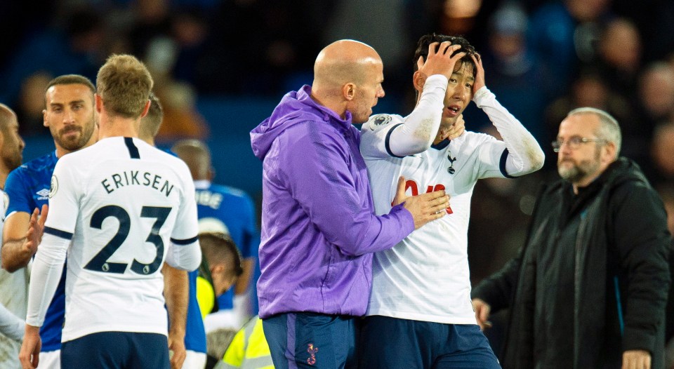  Tottenham star Son was left in tears after his attempted tackle led to Andre Gomes suffering a horror injury