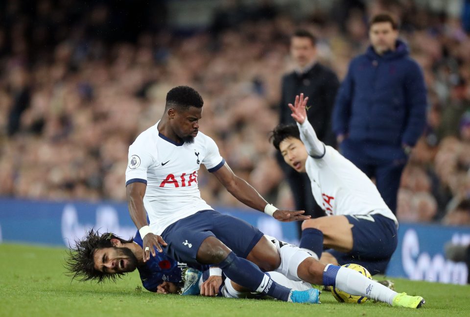  Son Heung-min was shown a straight red card for the challenge