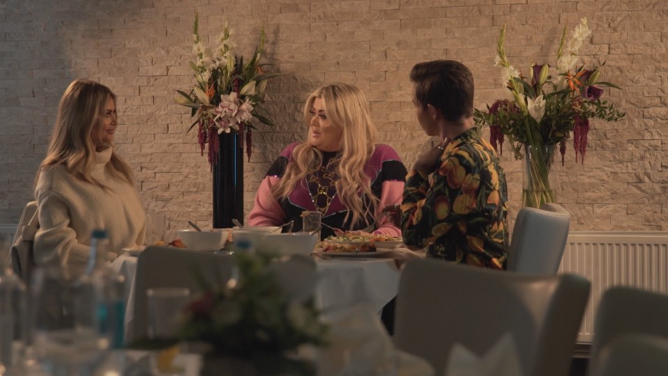  Gemma joined Bobby and Chloe for a curry as she returned to Towie