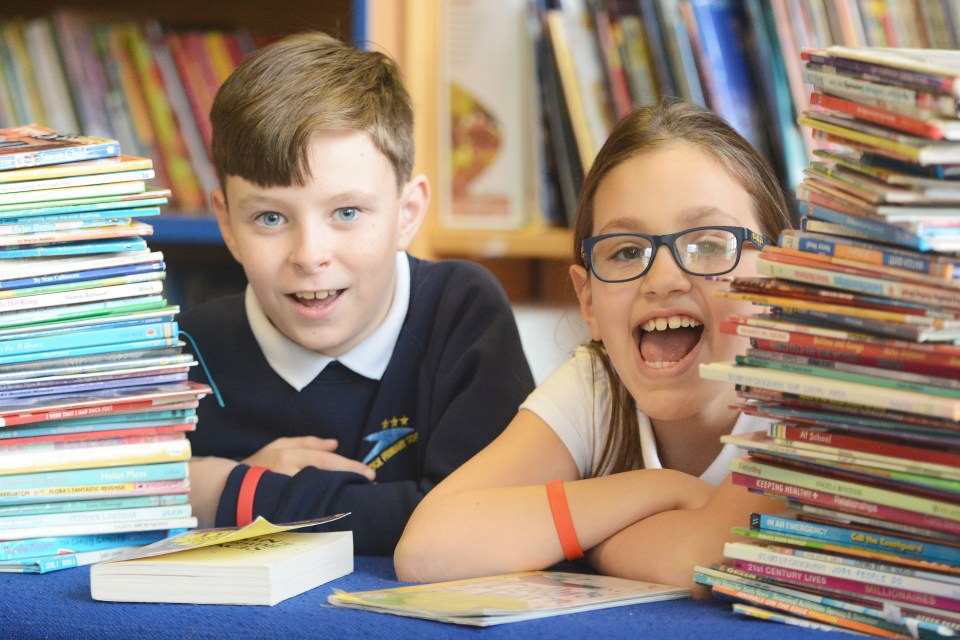 Kids at Prince Rock Primary, Plymouth, one of the first schools to sign up