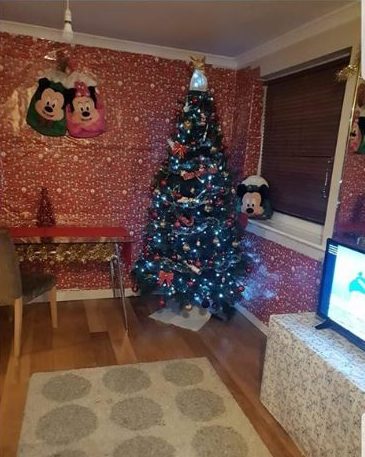  Another mum shared her own festive transformation