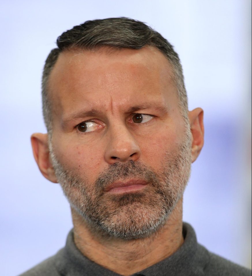  Ryan Giggs was not impressed by the gaffe