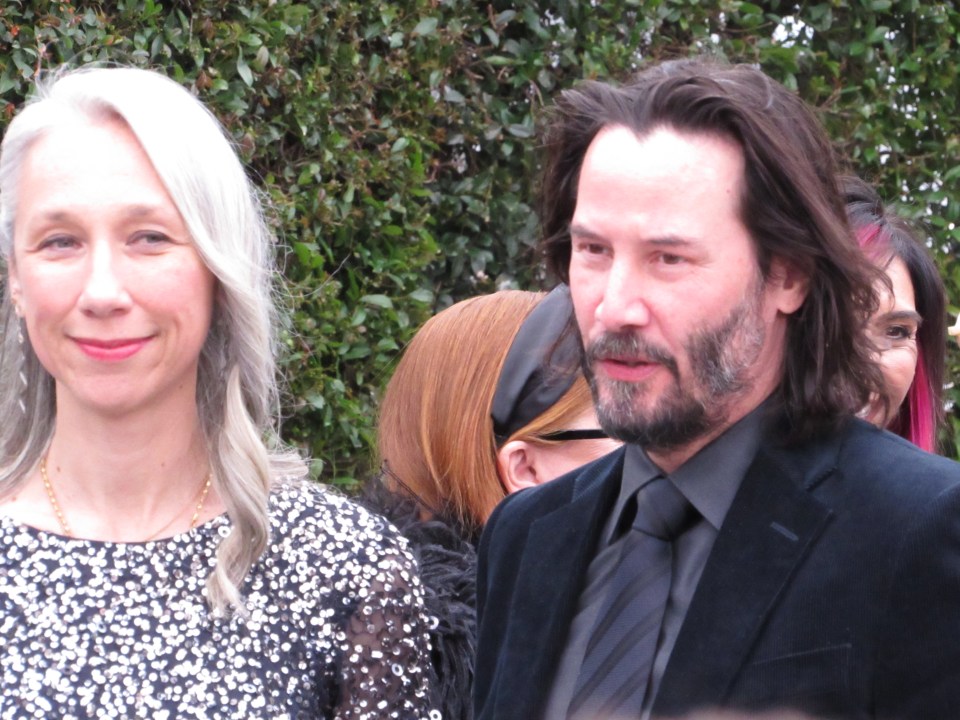  Keanu Reeves and Alexandra Grant together in May this year