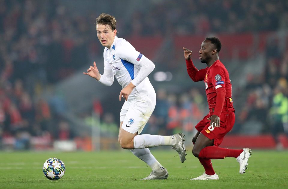  Sander Berge, who is under contract with Genk until 2021, spoke with Klopp after his side's defeat at Anfield