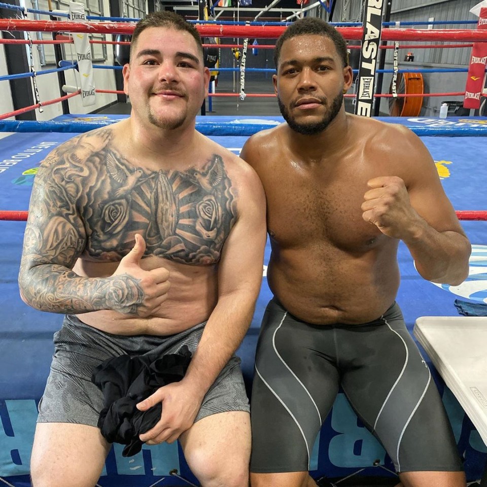  Michael Hunter has been sparring with Ruiz but has never shared the ring with Joshua