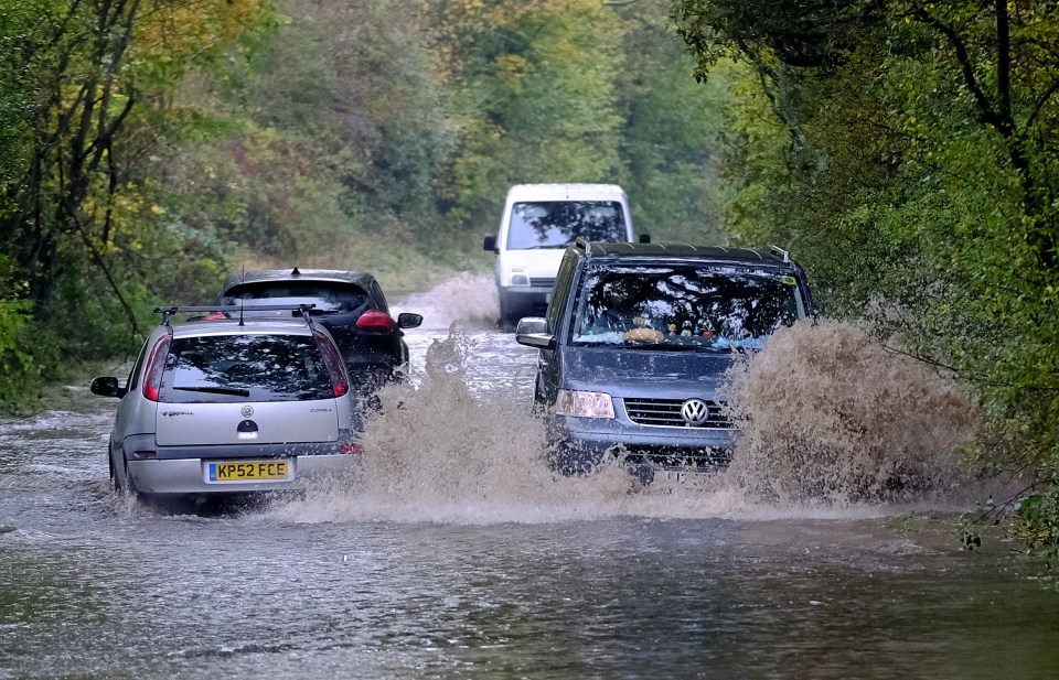  Flooding caused roads to appear more like rivers as drivers tried to get to work around Coventry this morning