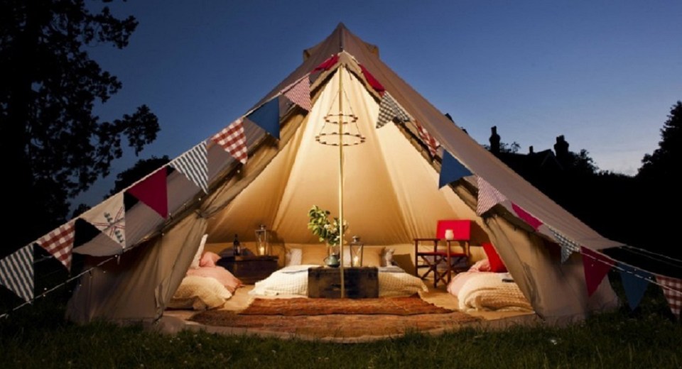 Spend Christmas Eve under the stars in Wales at this luxurious and pet-friendly glamping site