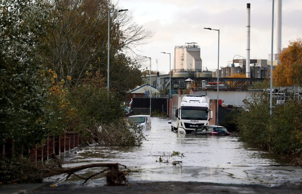  Cars were left submerged in Rotherham