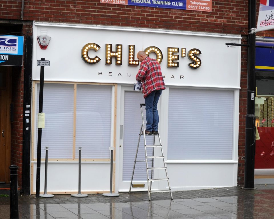  Chloe Hearn used to own a beauty salon in Brentwood, Essex with Towie star Chloe Sims