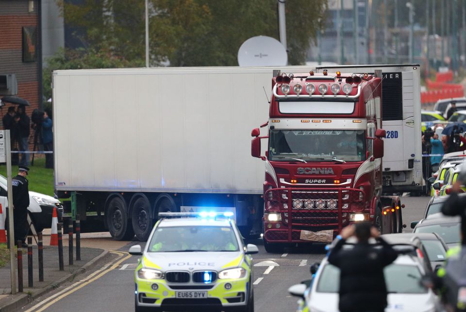  The Essex lorry deaths, in which 39 Vietnamese people died being trafficked into Britain in October, showed the dangers of faced by those being illegally brought into the UK