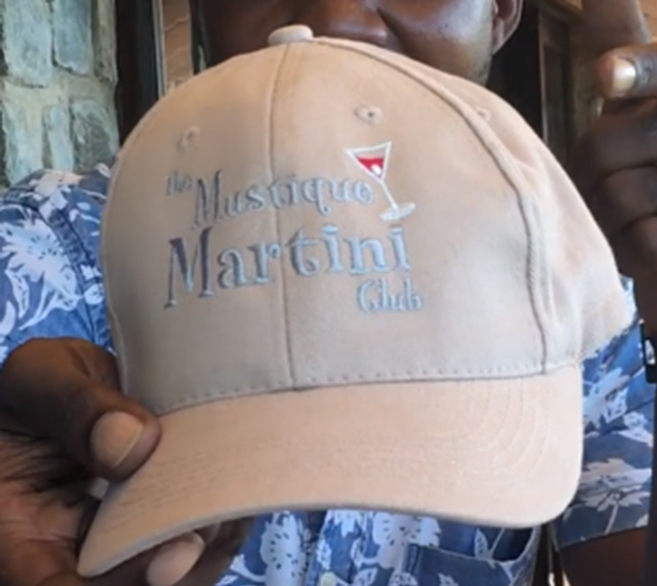  He won a cap with the competition’s logo embroidered on it