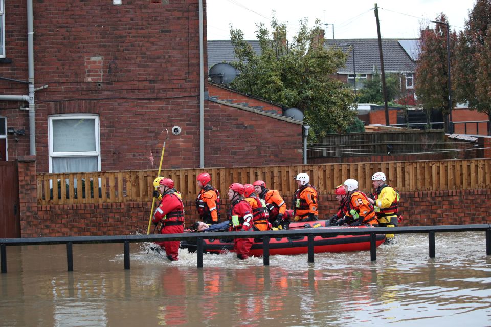  Rescue teams worked flat out for over 24 hours to make sure homeowners were safe