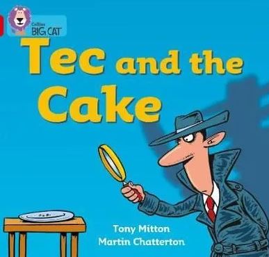  Tec the detective follows crumbs to find who ate the cake in Tec And The Cake by Tony Mitton