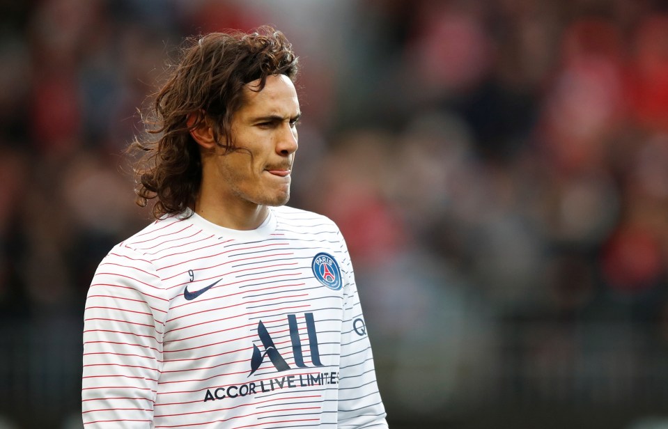  Edinson Cavani has been tipped for a move to the new MLS side