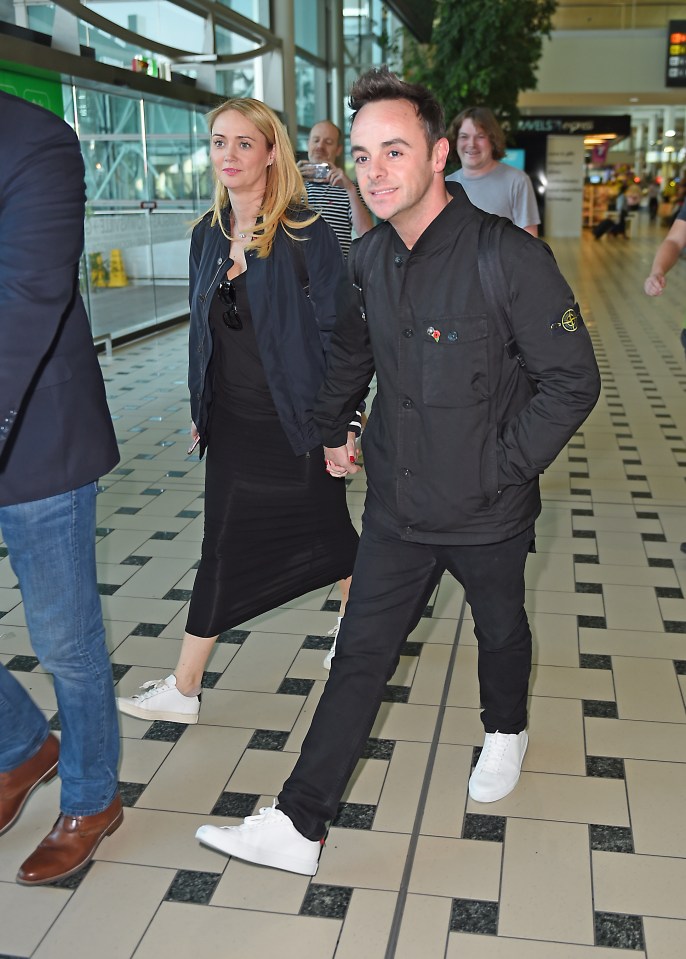  Ant arrives in Australia with girlfriend Anne-Marie for I'm A Celeb