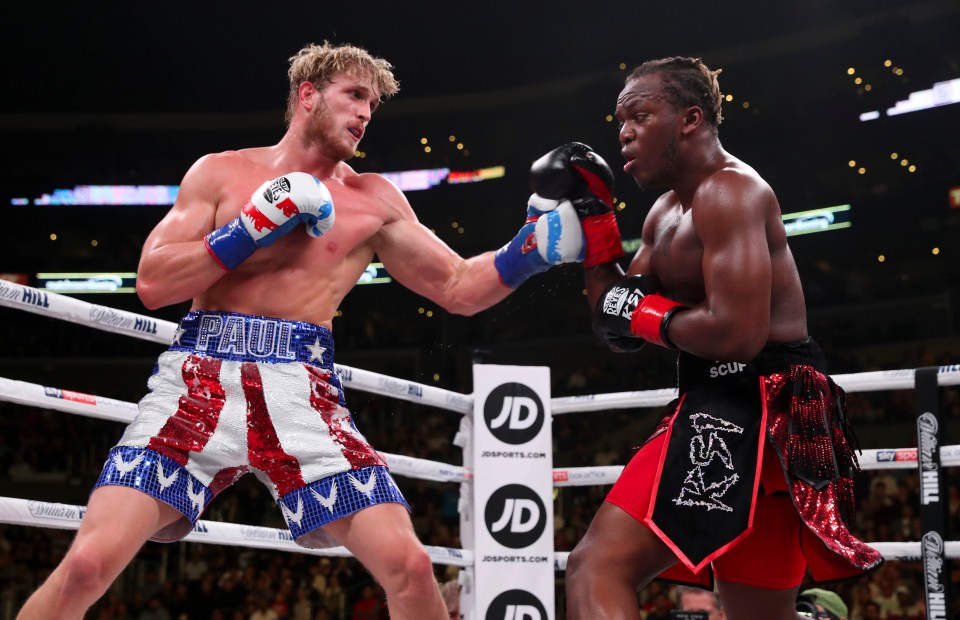  KSI beat internet rival Logan Paul on their pro debuts in LA