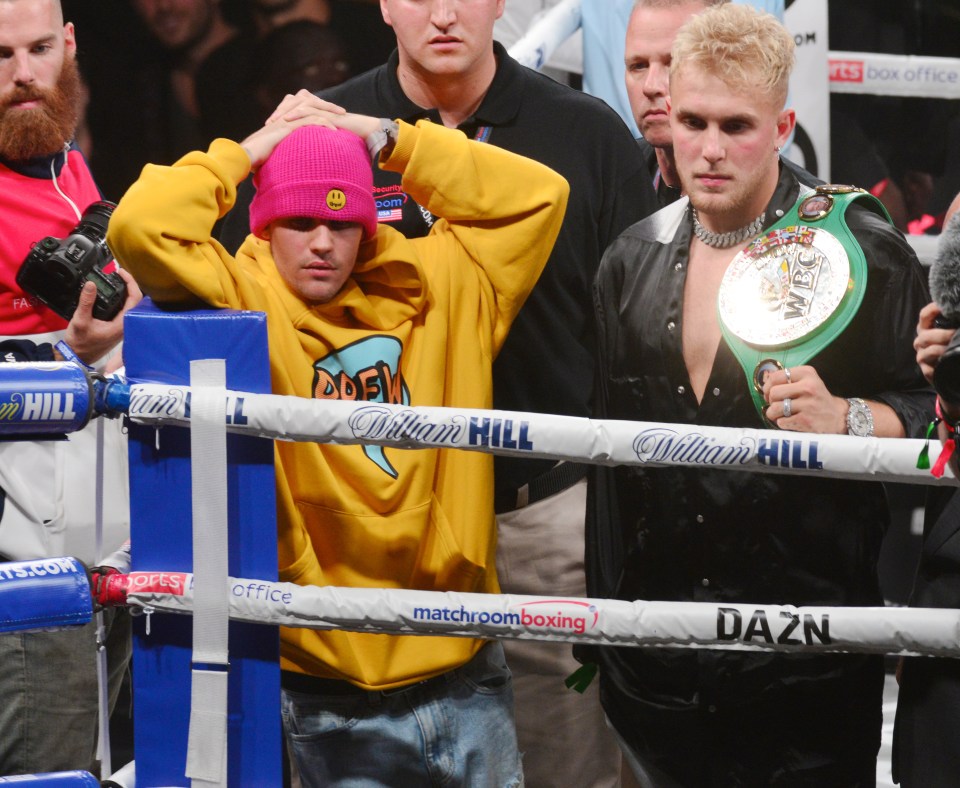  Jake Paul, right, has claimed all boxing is fixed