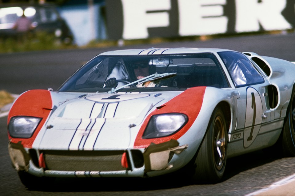  The unstoppable Ken Miles at the wheel of his Ford race car during Le Mans 24 in June, 1966