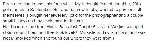  She explained how her daughter snapped them up at Home Bargains