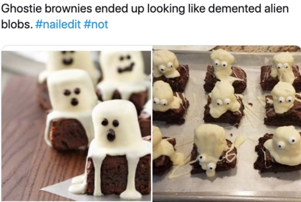  Ever wondered what an alien version of ‘ghostie brownies’ look like?