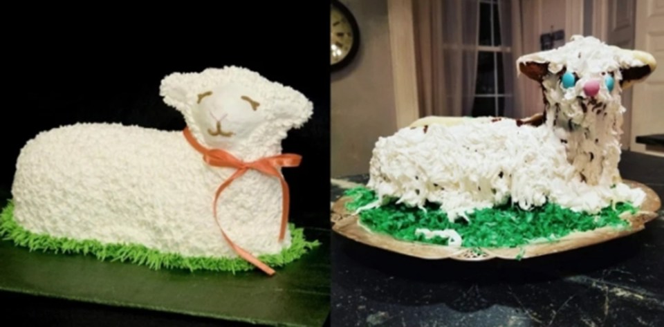  Whoever baked this monstrosity should be baa-d from the kitchen for life