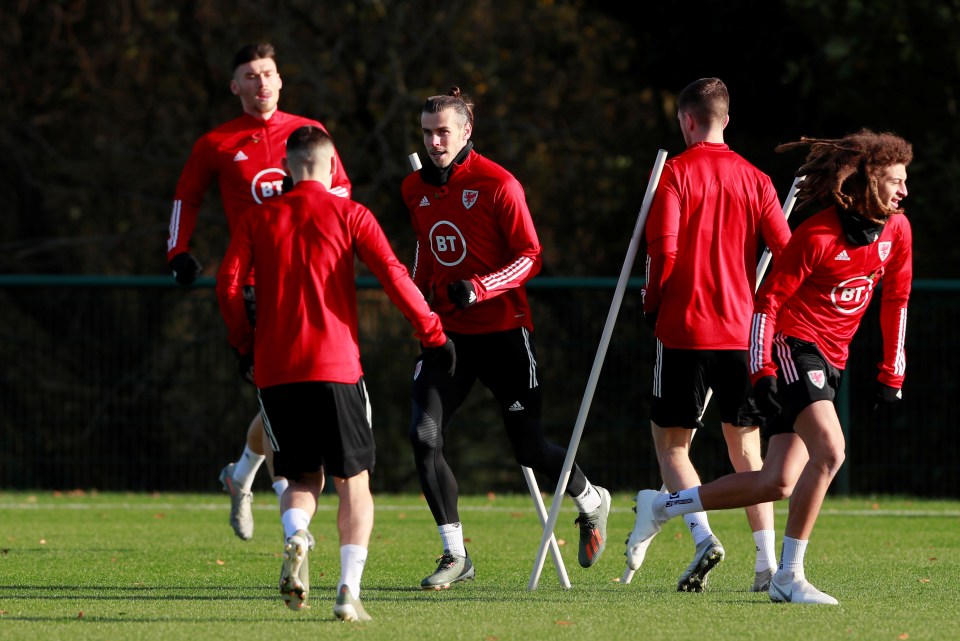  Gareth Bale is back in action after he tore his calf against Croatia