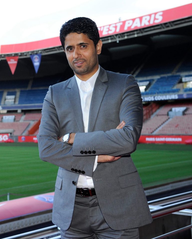  PSG CEO Nasser Al-Khelaifi is said to be interested in investing in Leeds United