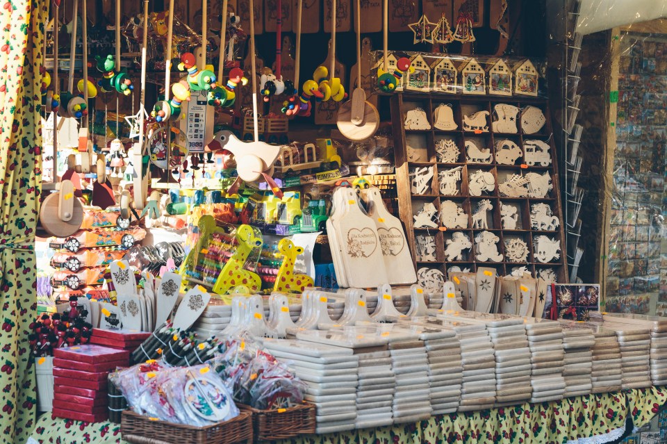 The Krakow market is known for its stalls with handmade jewellery and gifts